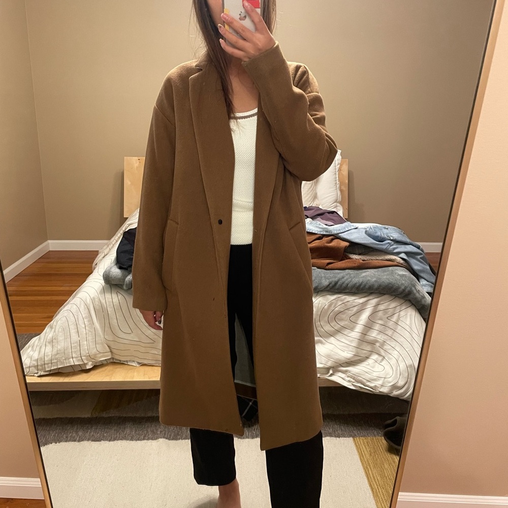 Maxwell brown wool coat (Size XS)